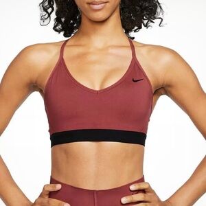 NWOT Nike Indy Dri-Fit Racerback Sports Bra Size Large Mesh Moisture Wicking